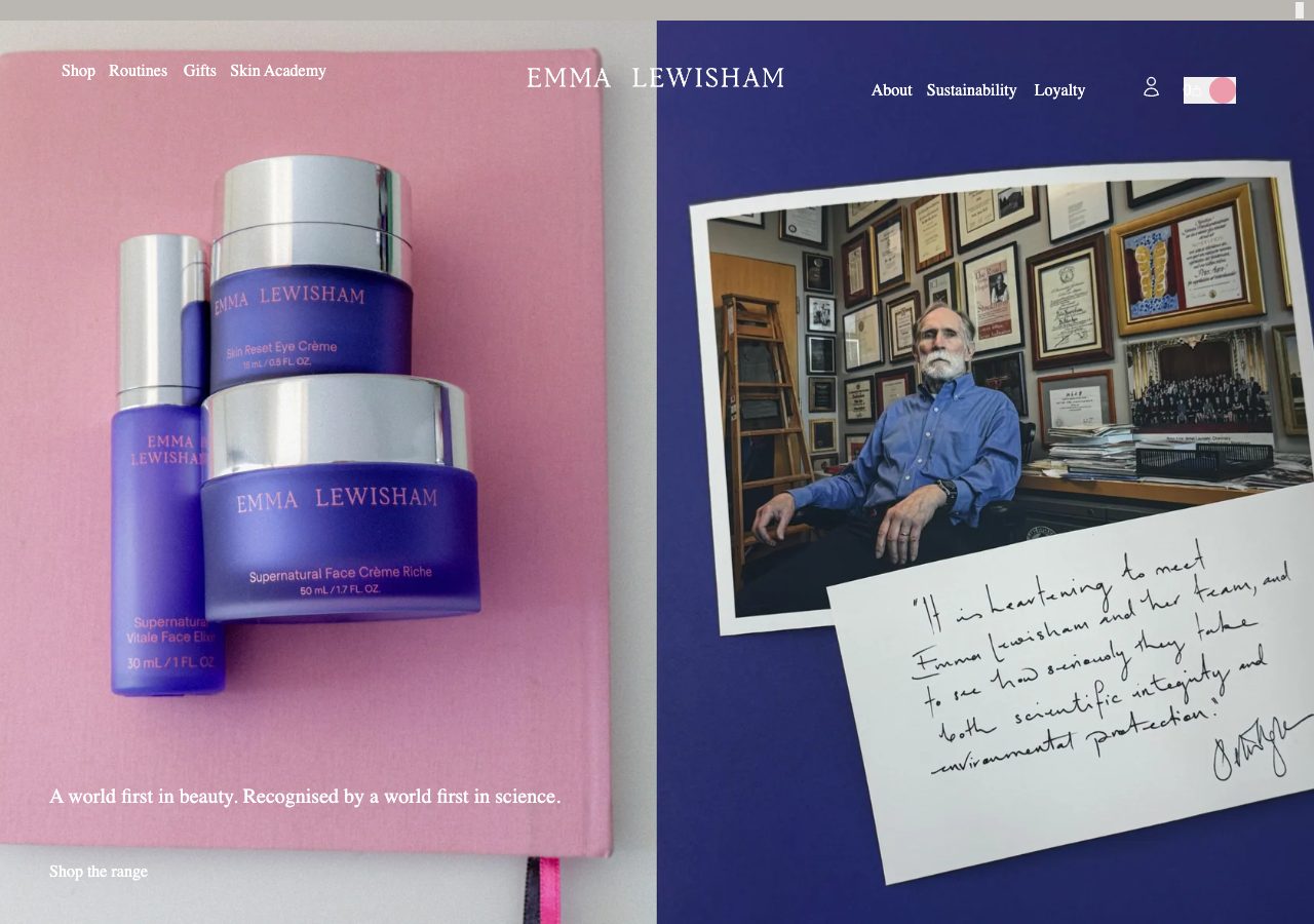 Emma Lewisham 웹사이트